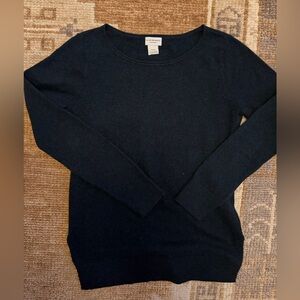 Club Monaco 100% Cashmere Dark Blue Sweater